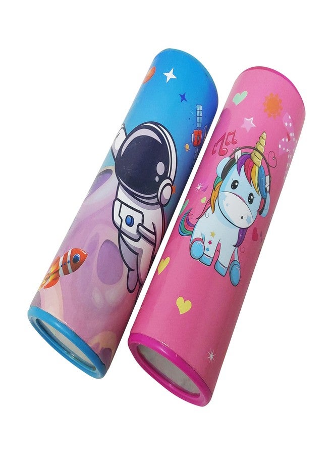 PARTEET Birthday Party Return Gifts - Pack of 2Pcs Fun Magic Big Size Kaleidoscopes - Children Educational Science Toy,Plastic.Multicolor - Image 1